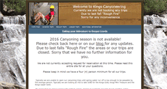 Desktop Screenshot of kingscanyoneering.com